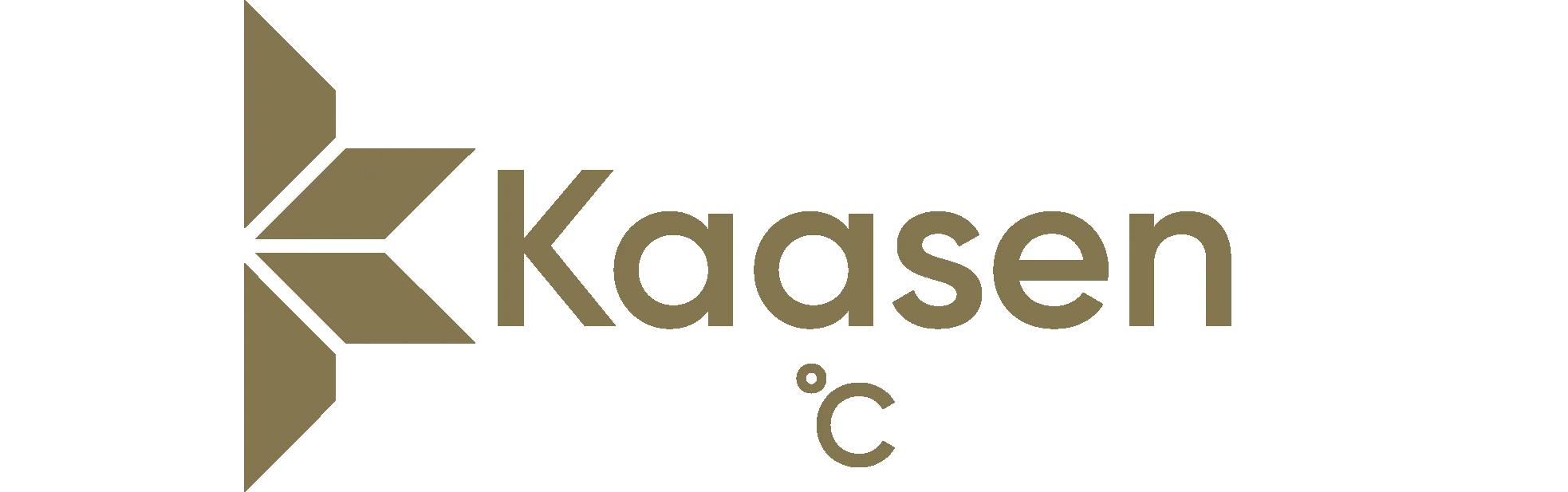 white and gold full kaasen pro logo inverted